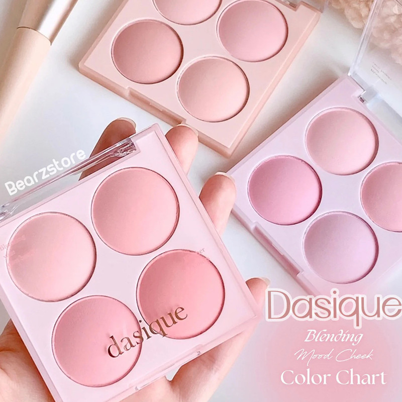 Bảng Phấn Má Hồng D.ASIQUE – Palette Nhiều Màu, Dễ Tán, Lên Màu Đẹp, Phù Hợp Nhiều Kiểu Makeup