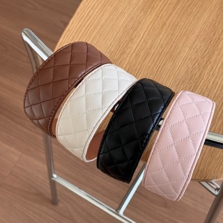 Băng Đô Quấn Phong Cách Retro Da Kim Cương, Mới và Sang Trọng