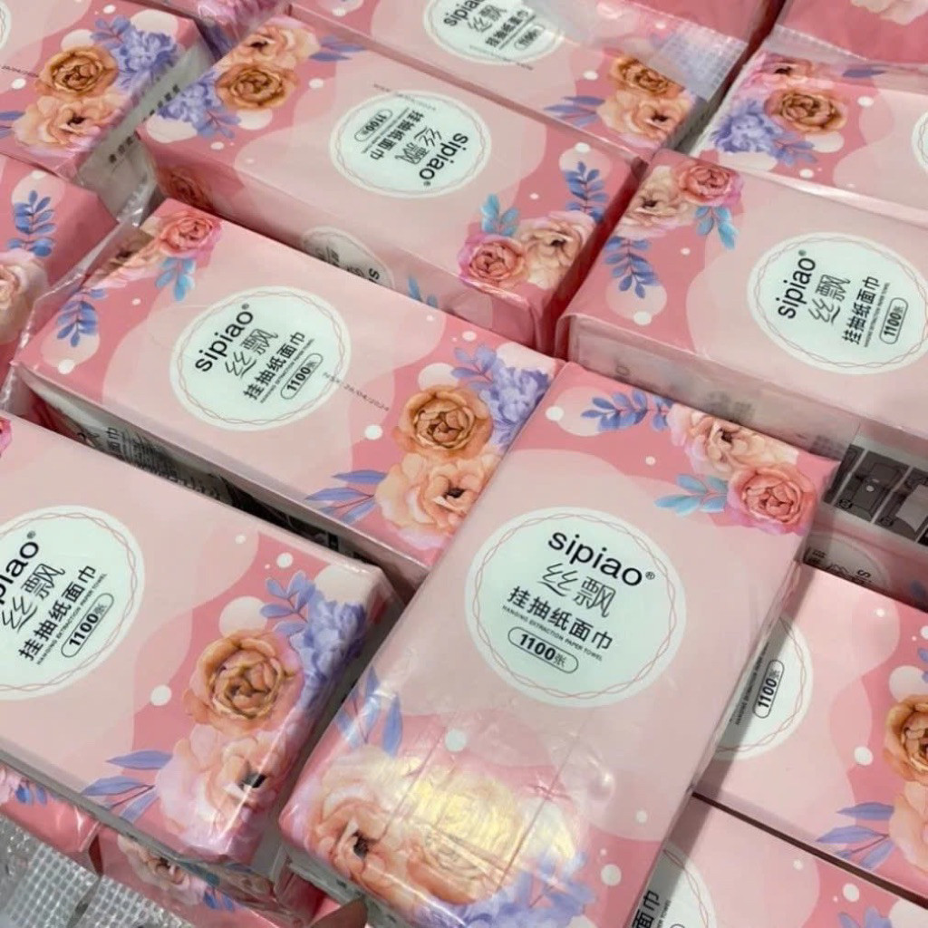 5 Gói Giấy Treo Đa Năng SIPIAO Hoa Hồng ,Hoa Mẫu Đơn,Giấy Vệ Sinh Treo Tường
