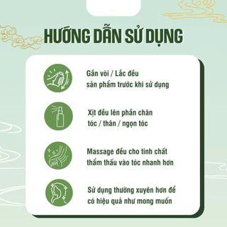 Xịt Dưỡng Tóc MOC AN 120ml Chiết Xuất Vỏ Bưởi Da Xanh & Dừa Non cho Tóc Mượt và Khỏe.