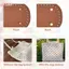 HFSHY 22 * 10cm Đáy Dài Cho Túi Dệt Kim Da PU Đế Handmade Đáy Có Lỗ Diy Móc Túi Đáy Phụ Kiện VN