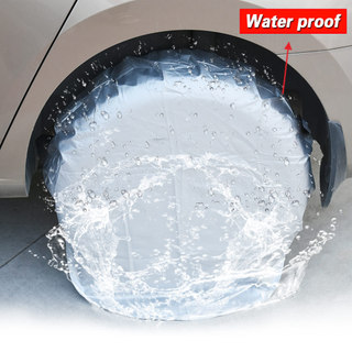 27-29 "/ 30-32" Vỏ Lốp Xe Ô Tô Bạc Chống Thấm Nước 210D Vải Oxford Dự Phòng Lốp Đa Năng Cho Xe Tải RV Camper Motorhome Vỏ Lốp