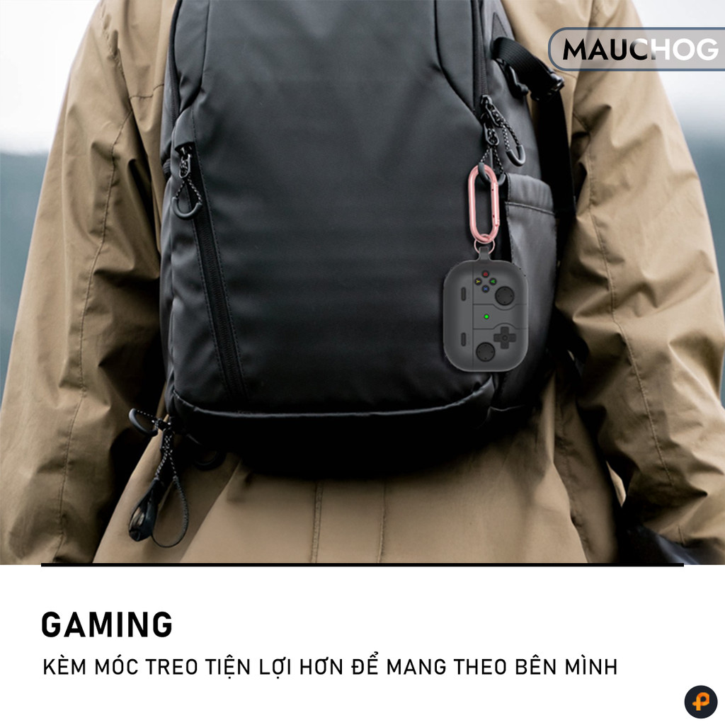 Ốp In Hình Máy Chơi Game Cầm Tay Chống Sốc Kèm Móc Khóa Cho Airpods Pro 3 2 Airpods 4