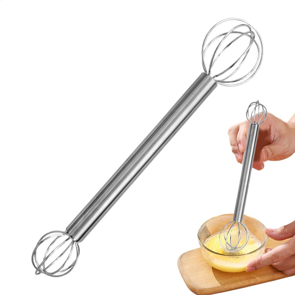 Thép không gỉ Miso Khuấy Dính Hai Đầu Đánh Kem Hướng Dẫn Sử Dụng Người Gửi Thìa Khuấy Thực Phẩm Máy Xay Sinh Tố Dụng Cụ Nhà Bếp mueadsyvn