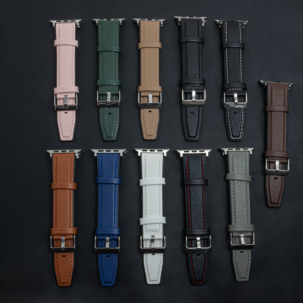 Dây Da Cho Apple Watch Series11 / 10 46mm 42mm Ultra3 / 2 / 1 49mm 9 8 7 6 SE 45mm 41mm 44mm 40mm