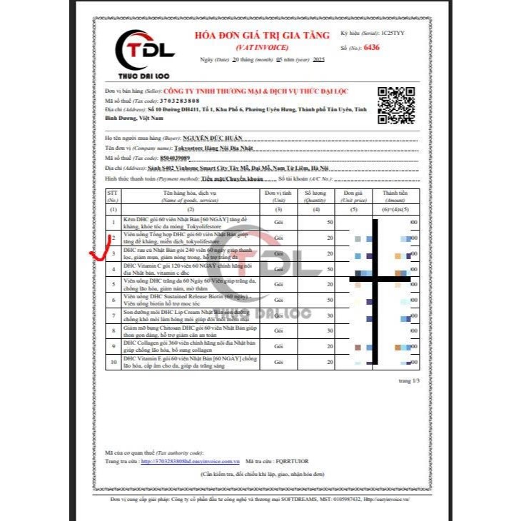 Viên uống DHC rau củ Nhật Bản gói 240 viên 60 ngày giúp thanh lọc,giảm nóng trong, giúp trắng da