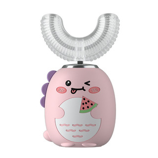 Bàn Chải Đánh Răng Điện Trẻ Em Hộ Gia Đình Di Động 3-12 Tuổi Miệng Có Vệ Sinh Cho Bé Silicone Hình Chữ U Tắt Tiếng