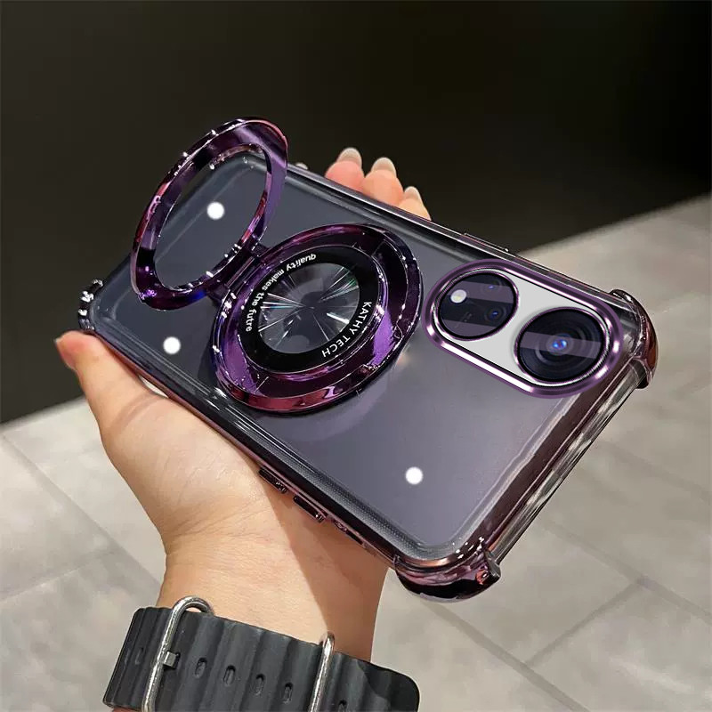 Ốp Lưng Cho Oppo Reno 8T 5G / Reno 8T 4G Giá Đỡ Điện Thoại Chống Sốc tpu Có Chức Năng Chống Trơn Trượt Vỏ Điện Thoại Di Động SJZJ
