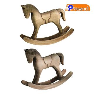 Bập bênh Ngựa Gỗ Điêu Khắc, Nghệ Thuật Trang Trí Thiết Kế Retro Tượng Trang Trí Cho Trung Tâm, Văn Phòng, Bàn Đầu Giường, Mặt Bàn