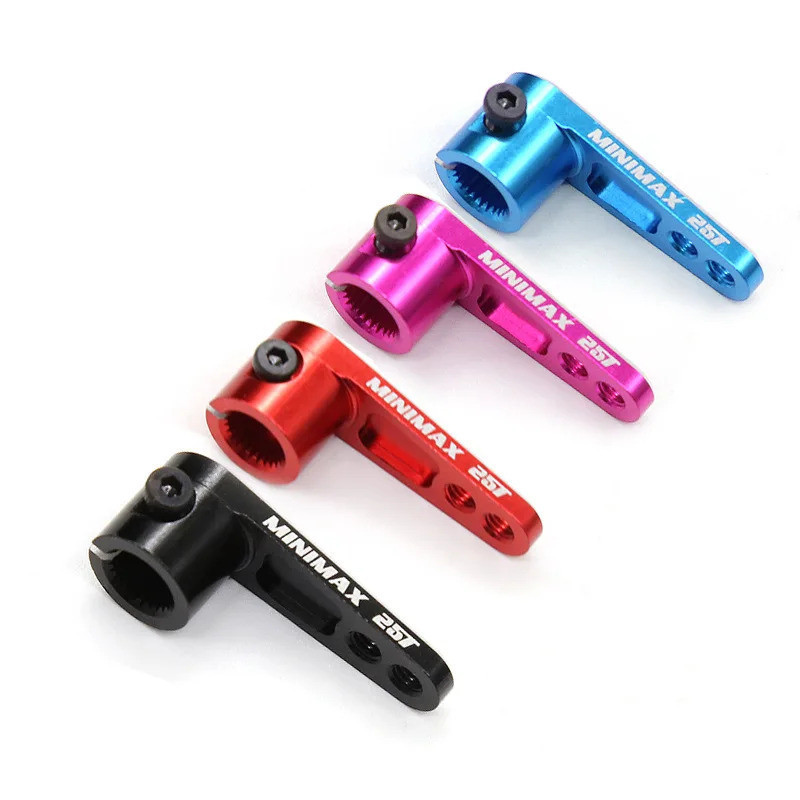 1 Chiếc 25T Hợp Kim Nhôm Cao / Mở Rộng Lái Cánh Tay Servo Sừng Cho 1 / 10 RC Xe TRX-4 SCX10-i Tamiya ARRMA Wltoys HSP Redcat