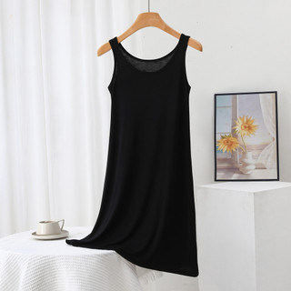 Đầm ngủ chữ A modal sling dành cho người plus size - Thiết kế bên trong mỏng nhẹ