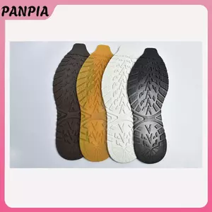 PNPIA - 1 cặp đế ngoài giày thể thao chống trơn trượt, cao su thay thế, cắt vừa, kèm miếng lót