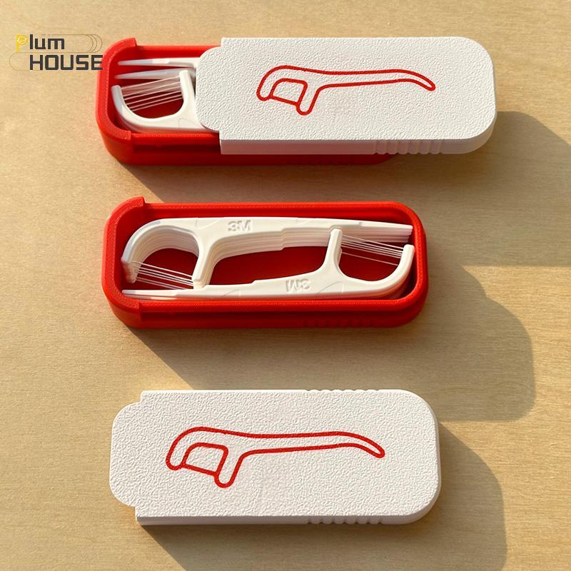 PlumHOUSE Hộp Nha Khoa Di Động Hộp Đựng Răng Mini Và Bóng Sắp Xếp Mini Trượt Hộp Bảo Quản Cho Các Vật Dụng Nhỏ Cho Gia Đình Văn Phòng Du Lịch VN