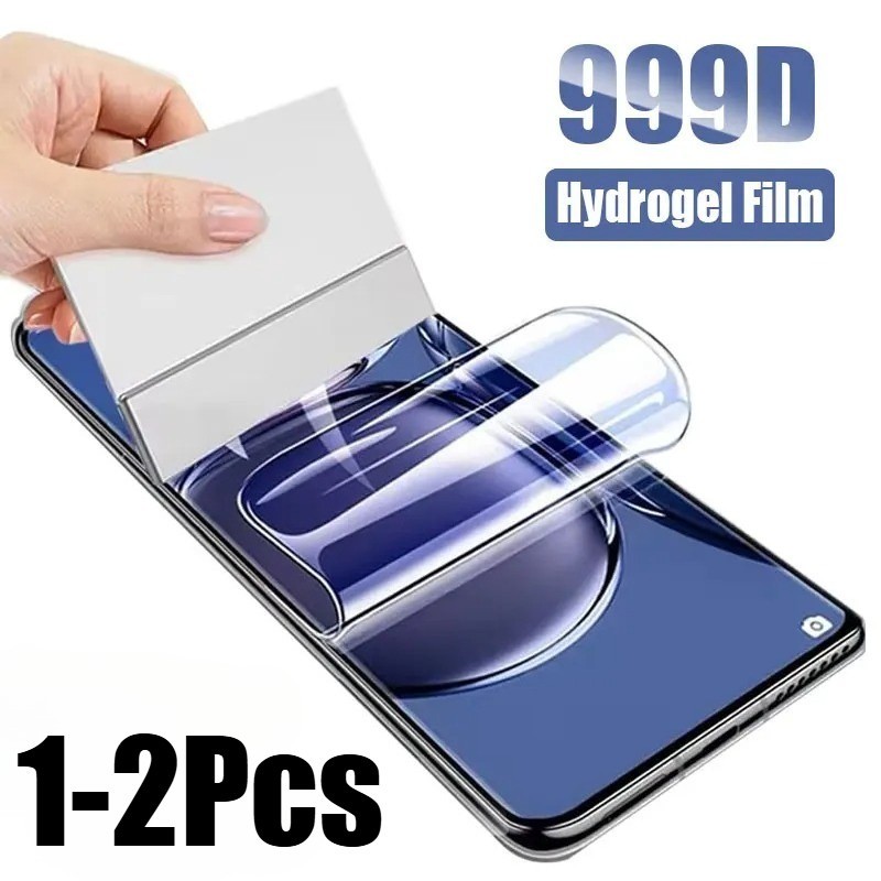 1-2 Chiếc Full Cover Chống Ánh Sáng Xanh Mềm Hydrogel Cho Huawei P40 P50 P50E P60 Art Pro lite Plus 4G 5G Chống Rơi Chống Gián Điệp Riêng Tư Và Bảo Vệ Màn Hình HD Phim Mờ