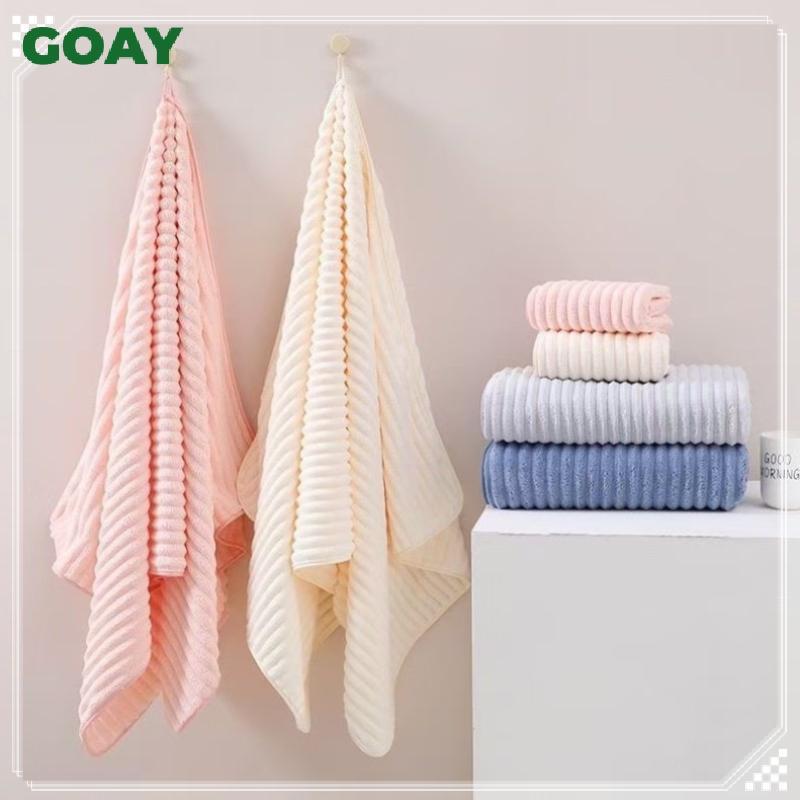 GOAY Khăn tắm sợi nhỏ cao cấp 4 màu Qui Dry Khăn tắm mềm thấm hút Quà tặng VN