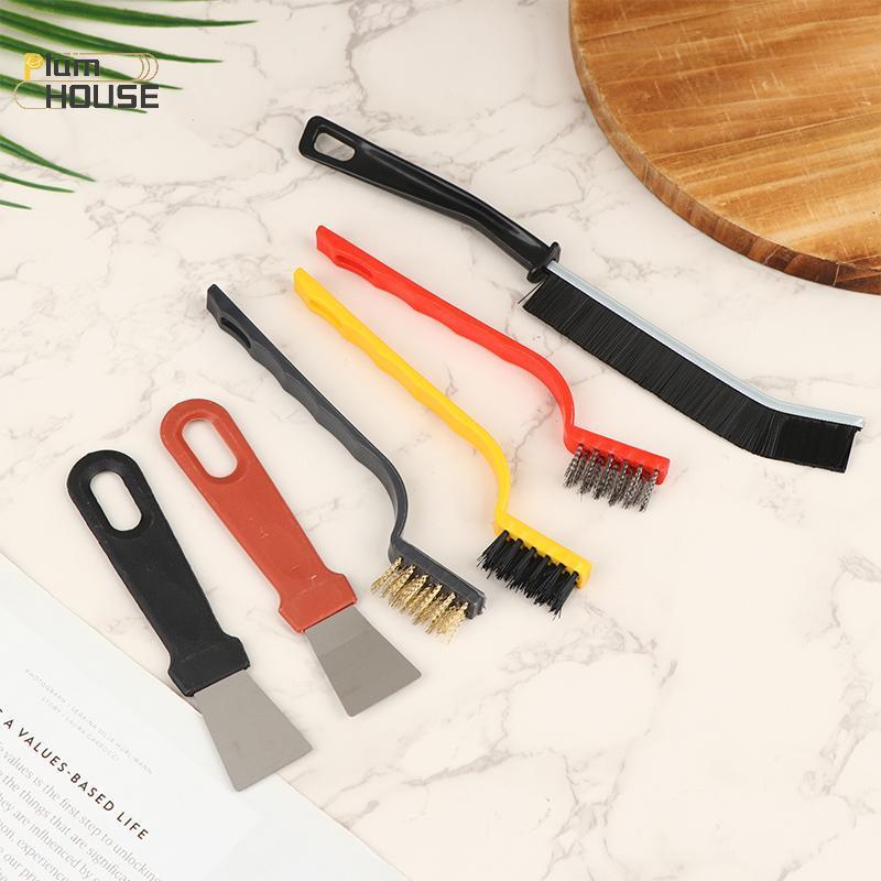 Bộ bàn chải làm sạch bếp PlumHOUSE có lông bằng đồng Dụng cụ làm sạch sâu cho nhà bếp Thiết bị nấu dầu gai VN
