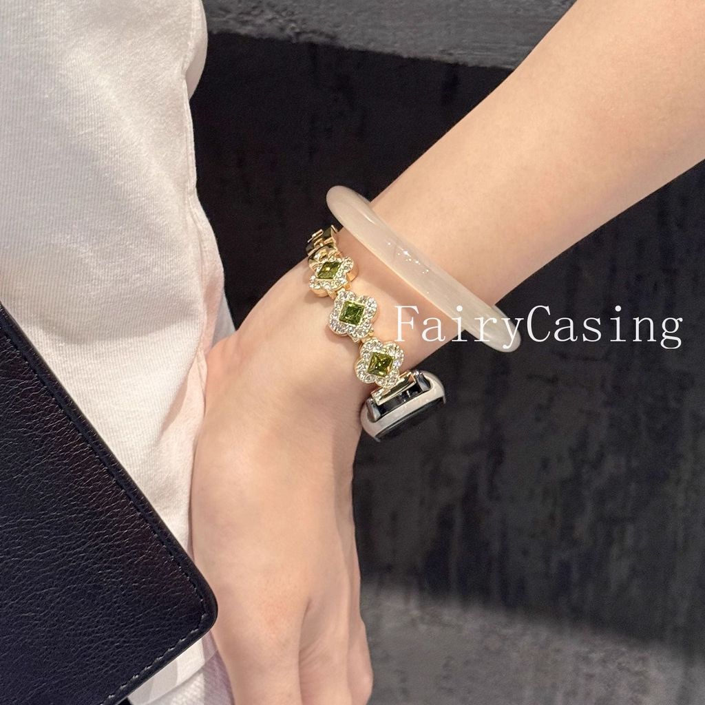 Kim Cương Dây Kim Loại Cho Xiaomi Mi Band 10 9 8 7 6 5 4 3 Trang Sức Vòng Tay Dây Đeo Cho Mi Band 8 9 Pro Thay Thế Dây Đeo Tay