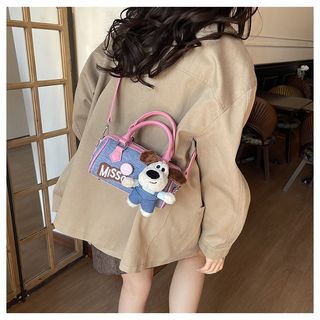 Hoạt Hình Hoạt Hình Gối Denim Boston 2026 Túi Dễ Thương Tất Cả Trận Đấu Túi Đeo Vai Thời Trang