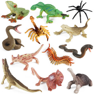 Mô Hình Bò Sát Thực Tế Mô Phỏng Cá Sấu Cá Sấu Rùa Python Nhện Thằn Lằn Chameleon Vua Rắn Hổ Mang Cây Ếch Bọ Cạp