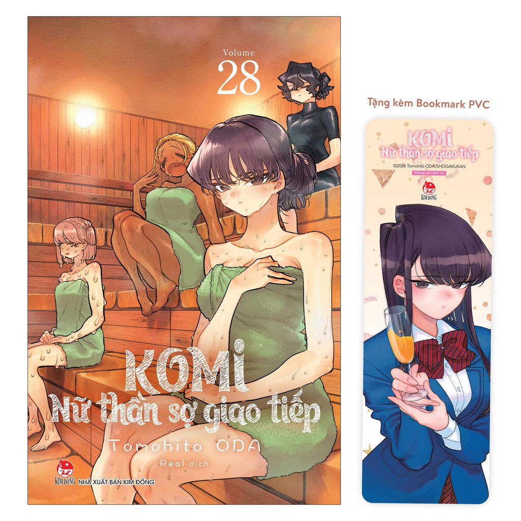 Sách - Komi - Nữ Thần Sợ Giao Tiếp - Tập 28 - Tặng Kèm Bookmark PVC