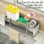 Kệ Rửa Chén Giá Ráo Nước Nhà Bếp Thép Carbon Inox Đáy Nghiêng Chống Gỉ Kháng Dấu Chắc Chắn
