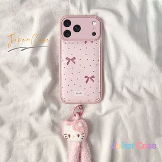 Ốp Lưng Cho IPhone 17 11 15 16 12 13 14 Pro Max X XS Max XR 14 16 15 Plus Air Vỏ mềm có dây buộc đệm khí Sweet Bowknot