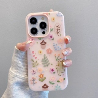 Áp dụng cho IPhone 17 16 15 14 13 12 11 Pro Max X XR XS Max 7 8 Plus Đơn giản hoa thạch 2 trong 1 vỏ mềm