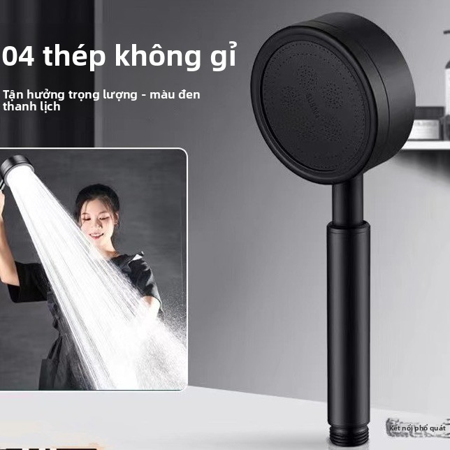 bộ vòi sen tăng áp inox 304,Mặt Sen Thiết Kế Hỗ Trợ Tăng Áp,Phối Với Dây Và Cài Cùng Màu,chịu nhiệt độ cao