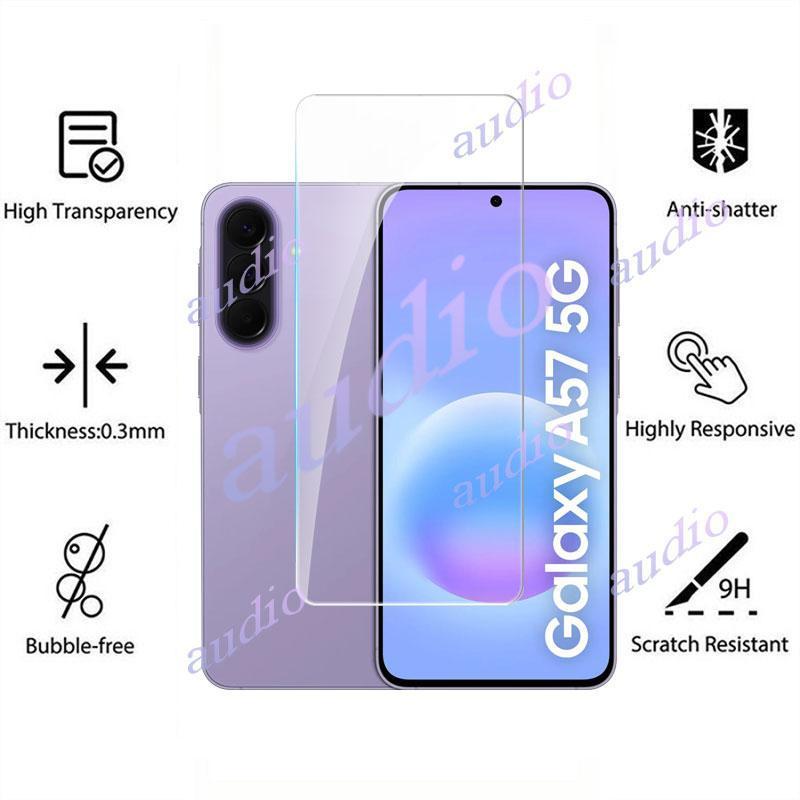 Samsung A57 5G 3 Miếng Dán Bảo Vệ Màn Hình Kính Cường Lực Cho Samsung Galaxy A57 A37 A27 A17 A07 5G 4G Trong Suốt Trong Suốt Bảo Vệ Mỏng Phim Cho SamsungA57 GalaxyA57 5G Vỏ Điện Thoại Phim