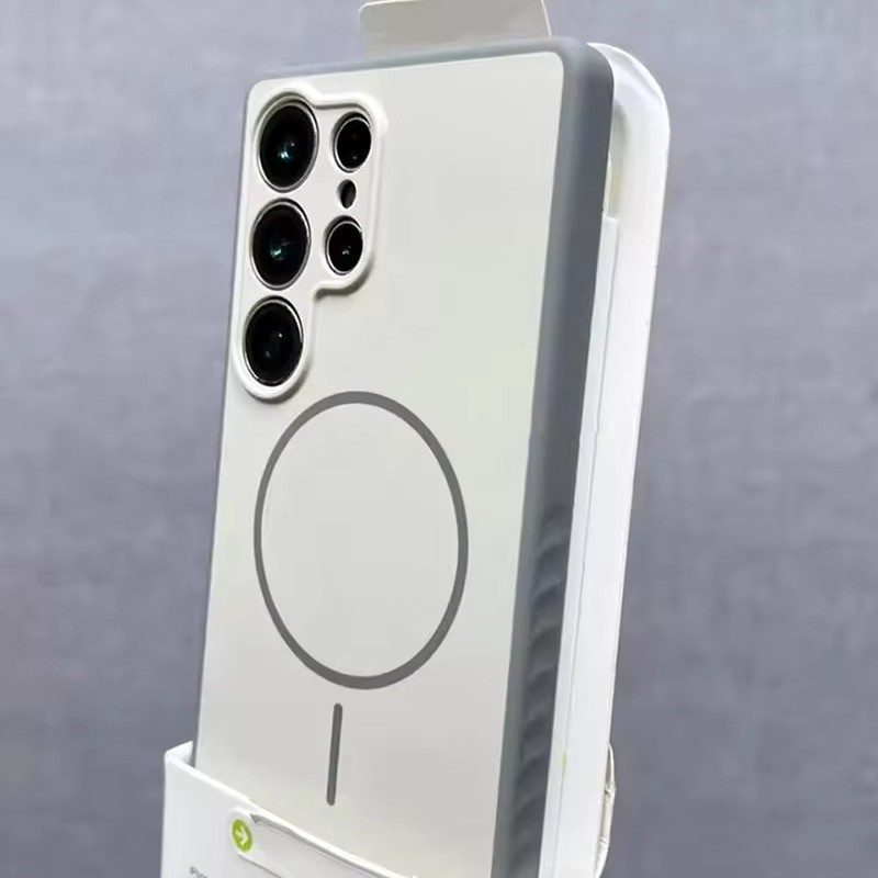 Ốp điện thoại PC cứng mờ đơn giản cho Samsung Galaxy S26 S25 S24 S23 Ultra S26 + Plus cho vỏ giáp sạc không dây