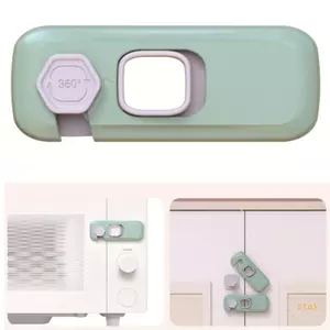 Stay Baby Proof Door Frame Lock Anti Pinch Bảo vệ ngón tay Khóa an toàn