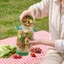 Hộp đựng salad chống rò rỉ phân lớp độc lập miệng rộng di động giữ giòn rau củ dã ngoại ăn sáng