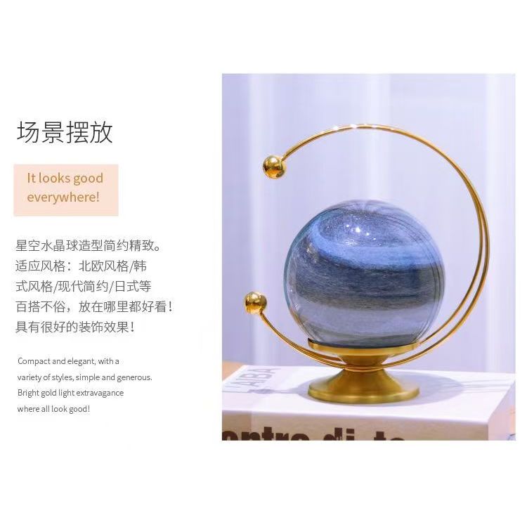 Ánh sáng sang trọng Bầu trời đầy sao Đồ trang trí pha lê Phòng khách Trang trí học tập Thủ công