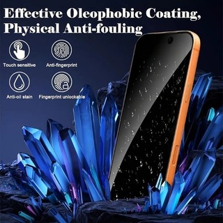 2 Chiếc Trong Suốt Cạnh Đen Kính Phim Cho iPhone 17 17ProMax 17Pro HD Bảo Vệ Màn Hình Điện Thoại Cho Apple iPhone 17 Pro Max Air Chống Gián Điệp Cạnh Đen Kính Cường Lực Phim