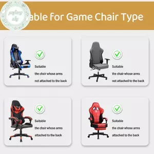 PUSKY Thời Trang Đơn Giản Tại Nhà Ghế Chơi Game Universalputer Gamepetitive Seat Barest Tay Vịn Đàn Hồi Xoay Ghế VN