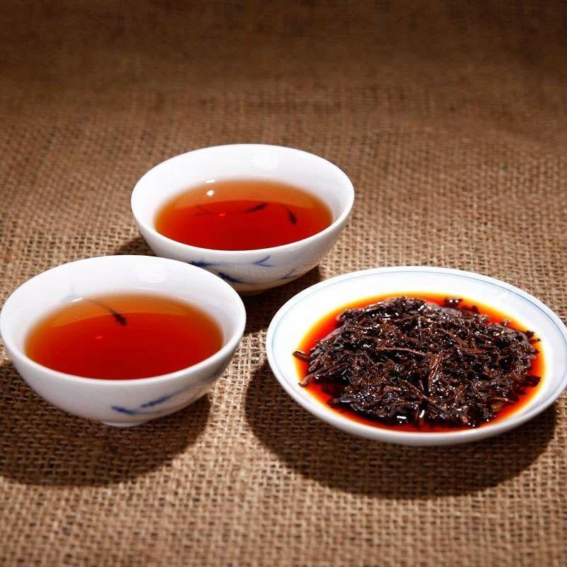 [TÚI 06 VIÊN DÙNG THỬ] Trà Phổ Nhĩ Chín Nụ Vàng Cao Cấp Vân Nam 22 Năm Tuổi Năm 2003