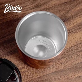 ⭐Bincoo Gỗ Hạt Cà Phê Mỹ Giá Trị Cao Nam Nữ Đi Kèm Giữ Nhiệt Cốc Retro Di Động Thép Không Gỉ Cốc Nước⭐