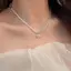 Dây chuyền bạc đính hạt sang trọng, phù hợp nữ và bé gái - LUImo SBS