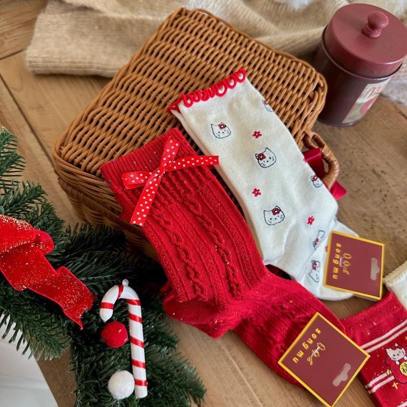 Tất cổ cao 2026 Dễ Thương Dành Cho Nữ Vải Cotton Mềm Mịn Thoải Mái Phong Cách Trẻ Trung Thêu Nơ Thể Thao Năng Động