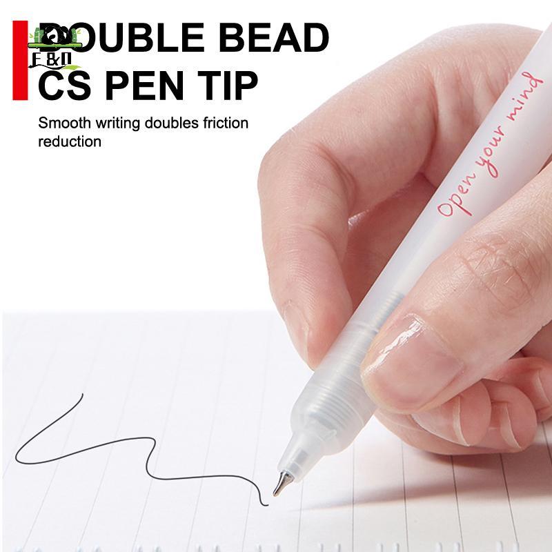 [F & O] Bút thư giãn cho bài thi - Bút Gel Clicker 0,5mm Viết mượt mà, Công cụ học tập chống lo âu cho học sinh trường học Văn phòng EMKK