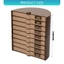 KIKIN Hiệu Quả Phần Tổ Chức Tháp Xoay 360 Tích Hợp Khe Cắm Nhãn Sắp Xếp Phân Loại Linh Kiện Phần Cứng