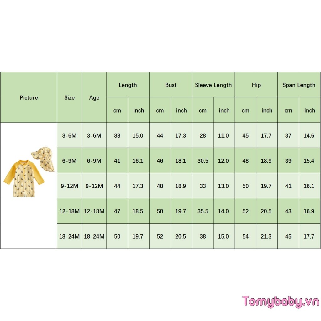 Đồ bơi Baby Rash Guard Bee / Dưa hấu / Thuyền buồm In sọc Zip Up Đồ bơi dài tay có mũ Bộ 2 chiếc