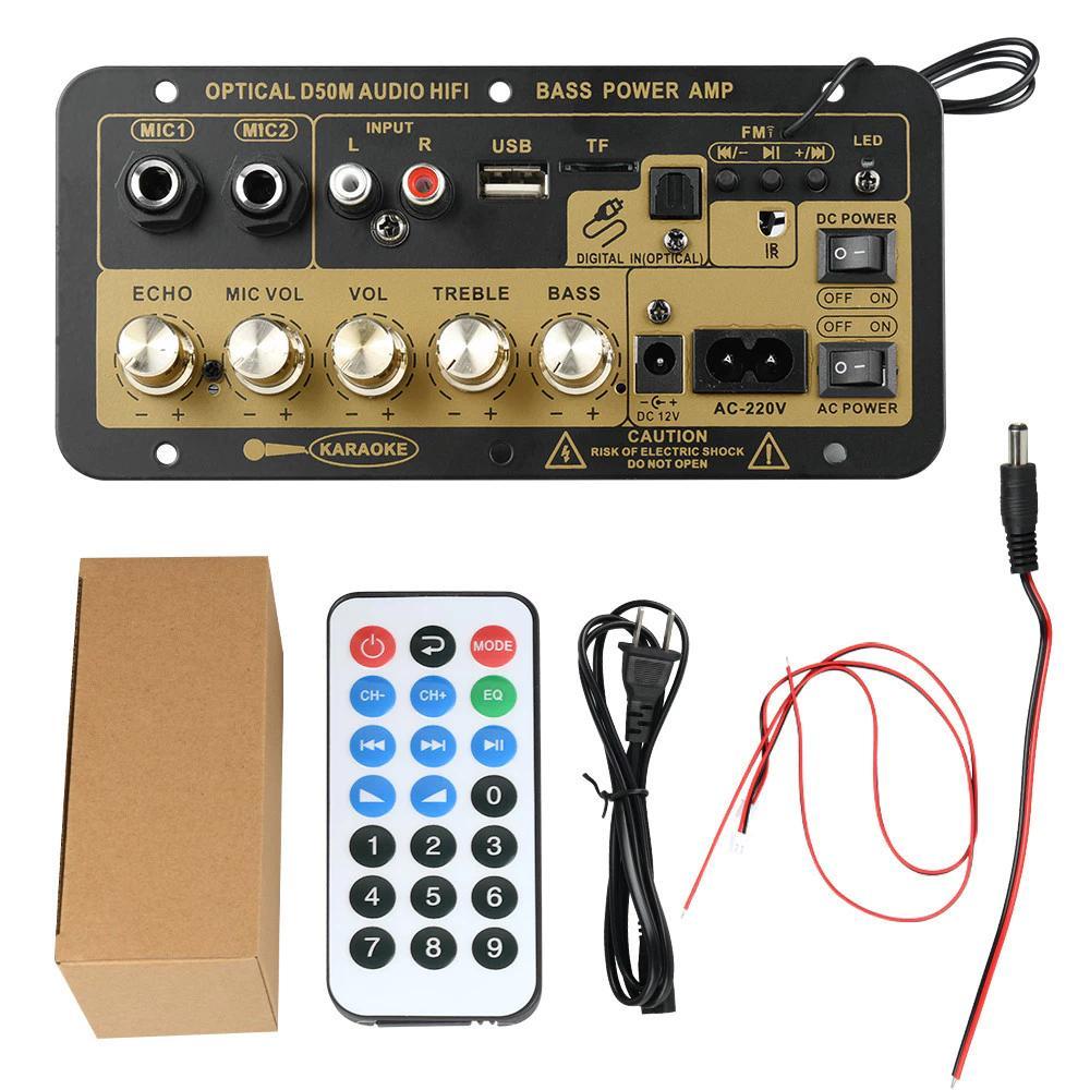 Bán chạy【HCM/24H】Bo mạch loa D50 Bluetooth 4.2 30-120w cho Loa gia đình, Karaoke DIY, Bộ khuếch đại âm thanh