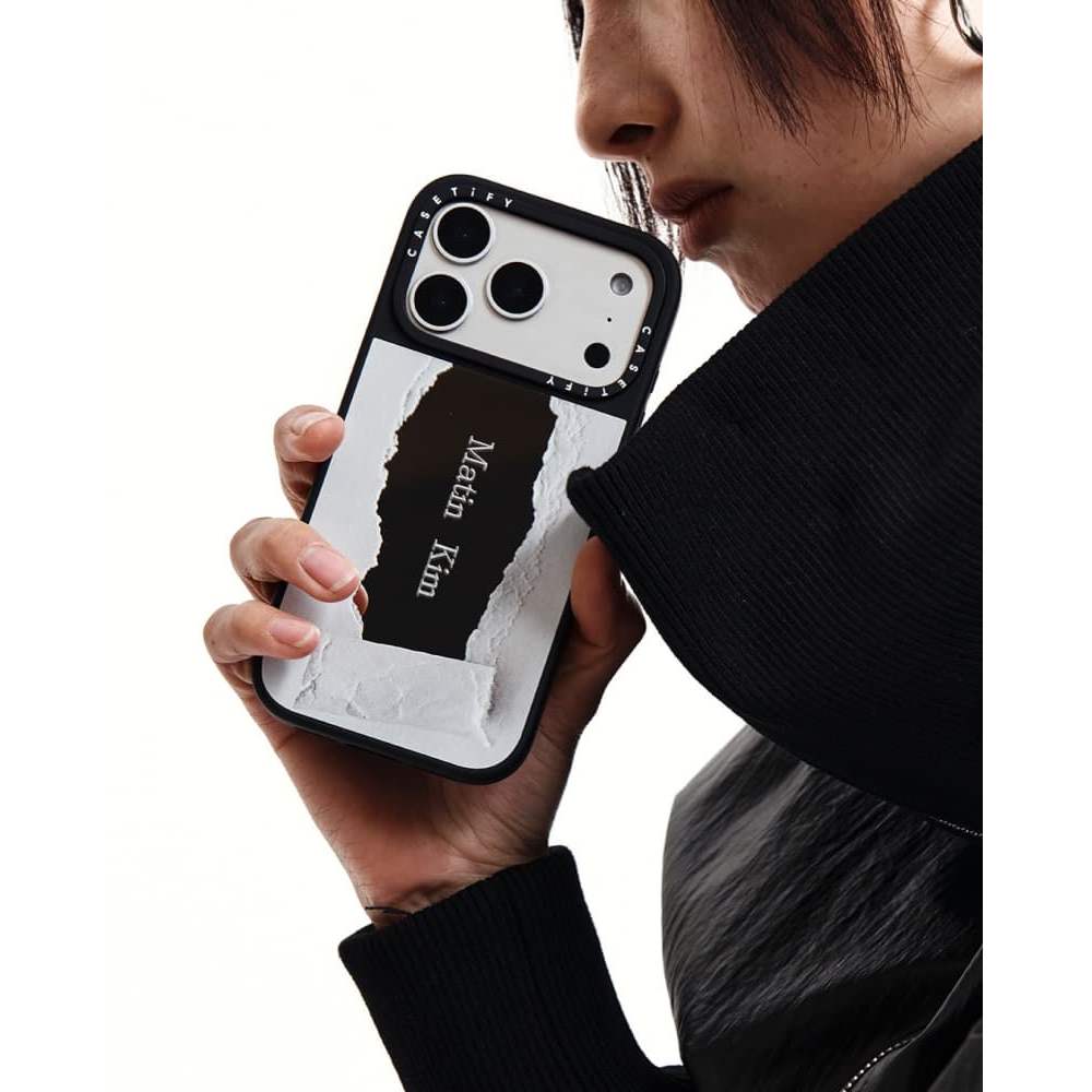 CASECASE X Matin Kim GIẤY TRƯỜNG HỢP Gương Bạc Hút Từ Tính IPhone Dành Cho IPhone 17 Air 16 15 14 13 12 Pro Max Plus Ốp Lưng Cứng Có Hộp Khắc Logo