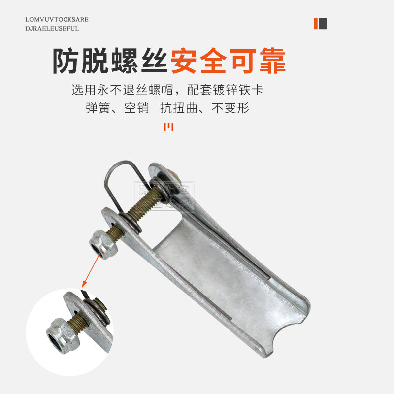 Thẻ bảo hiểm móc bầu cầm tay Khóa an toàn chống rơi 1T / 2T / 3T / 5T / 10T Thiết bị chống rơi KSN5
