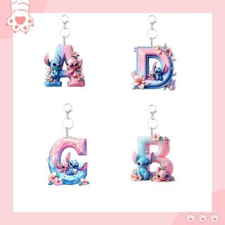 Disney Stitch Mica 2 Mặt In Hình Theo Yêu Cầu Chữ Cái 2D Móc Khóa Độc Đáo Tặng Sinh Nhật Halloween