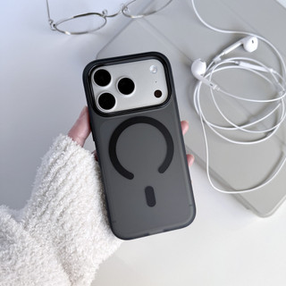 [JLK] Ốp từ tính chống sốc mờ IMD iPhone 17 Pro Max Air 16 15 14 13 Vỏ cứng điện thoại 2.5