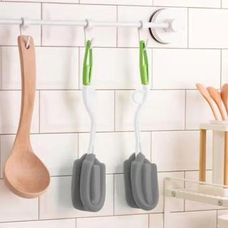 Bàn chải cốc cầm tay dài / dễ lau chùi không có góc chết Bàn chải xử lý dài / Bàn chải cốc loại bỏ vết bẩn trà Bàn chải làm sạch chai cha538