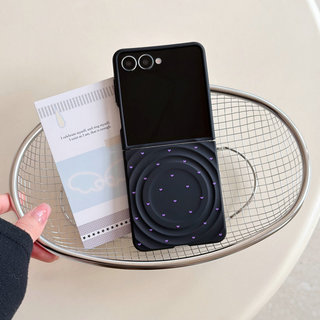 Ốp điện thoại gấp cho Samsung Galaxy Z Flip7 Flip6 Flip5 Flip4 Flip3 Light Oil Little Love Vỏ điện thoại TPU cứng từ tính