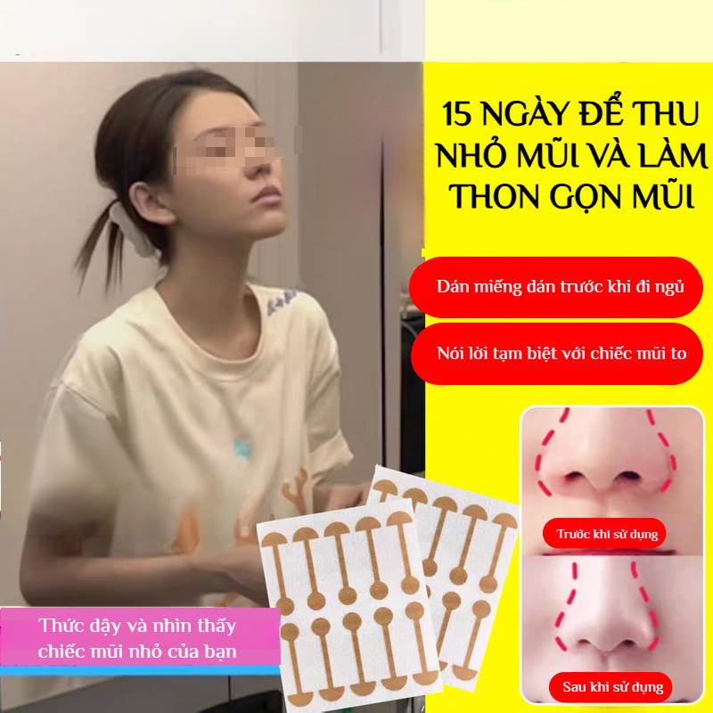 Miếng dán thu nhỏ cánh mũi 15 ngày / Miếng dán làm đẹp và thu nhỏ cánh mũi / Miếng dán tạo hình mũi / Miếng dán làm đẹp cánh mũi tiện lợi